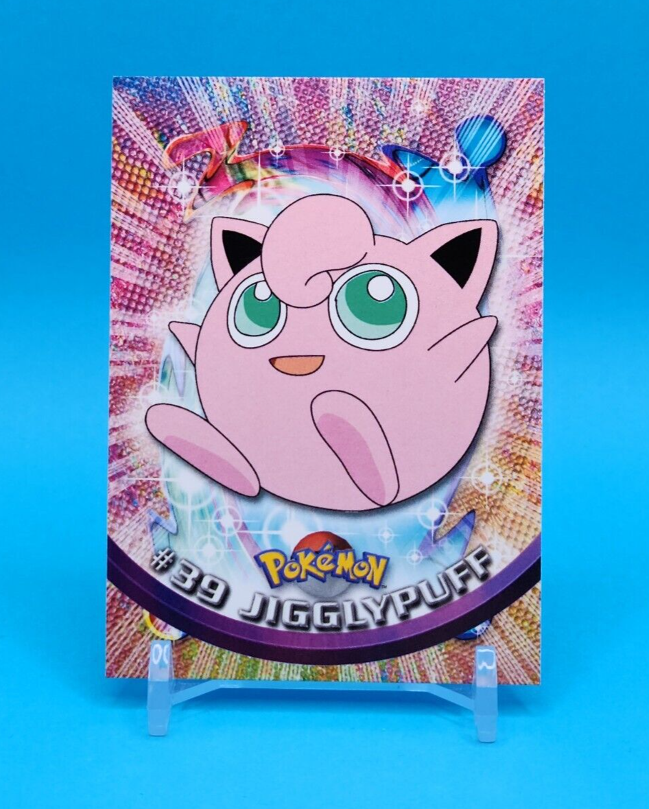 Pokemon Card - Jigglypuff #39 - Topps Series 1 - Black Logo | eBay