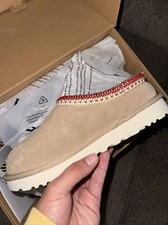  NEW COLOR UGG Tasman Slipper Womens - SIZE 8 - Sand/Dark Cherry - IN HAND SHIP