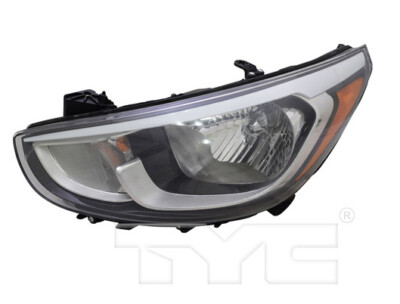 TYC Left Side Halogen Headlight For Hyundai Accent STD TYPE 2015-2017 Models