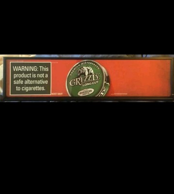 Grizzly Long Cut LED Sign Store display advertisement 24 inch Chewing  Tobacco