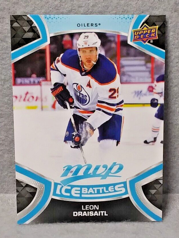 2021-22 Upper Deck MVP Hockey Leon Draisaitl #210 Ice Battles Oilers