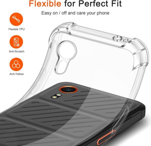 Coque Etui Housse Transparent pour Samsung Galaxy Xcover 7 / Xcover 6 Pro - Photo 3 sur 5