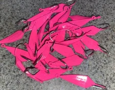 10 PACK Wacky Goofy Silly Pompano Jigs HOT PINK   1/8oz to 1oz  T&A JIGS