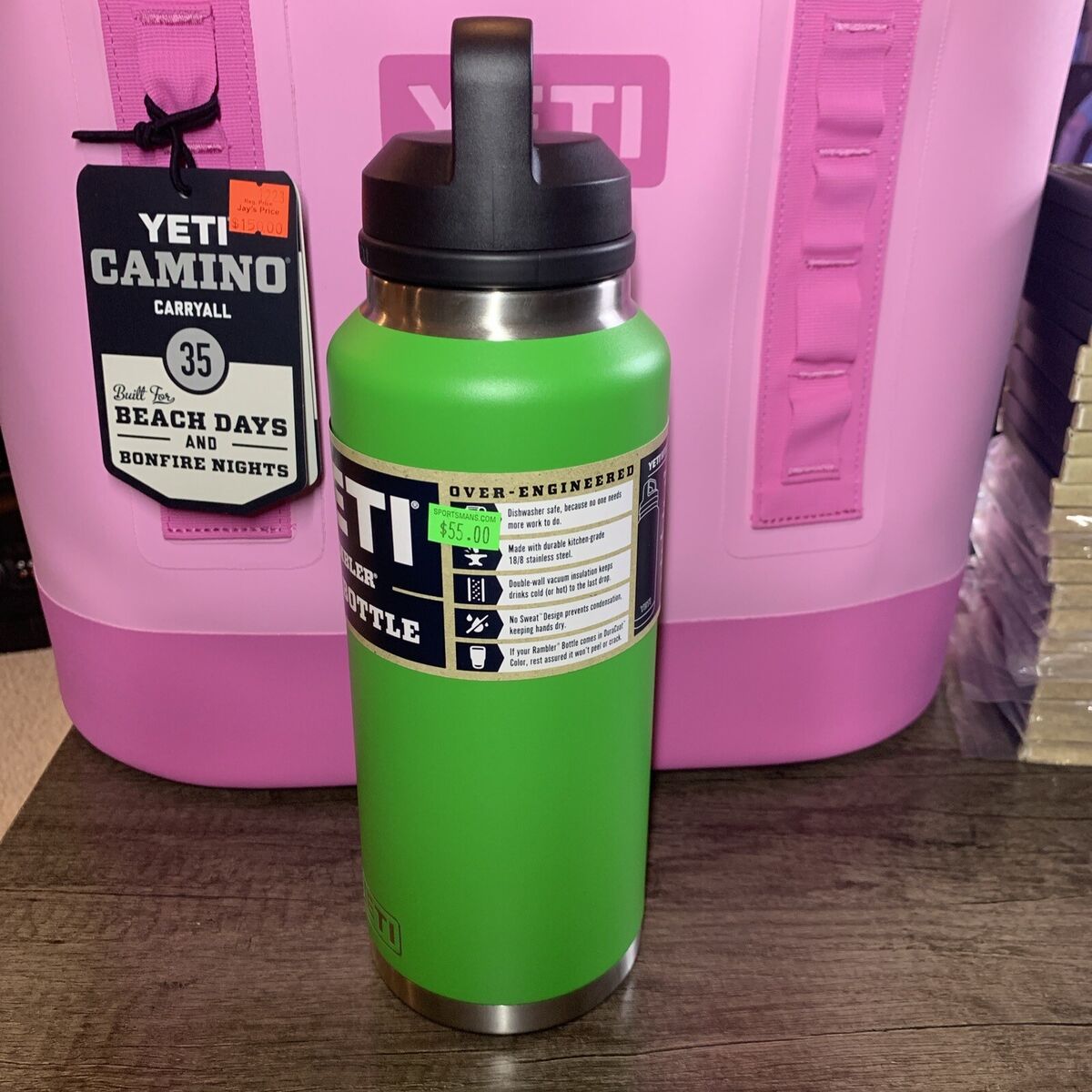 YETI Rambler 46oz Bottle with Chug cap Canopy Green NWT! | eBay YETI Rambler 46oz Bottle with Chug cap Canopy Green NWT! | eBay