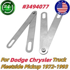 2pc For Dodge Ram W150 D150 W250 D250 72-1993 3494077 Tailgate Hinge Straps Us