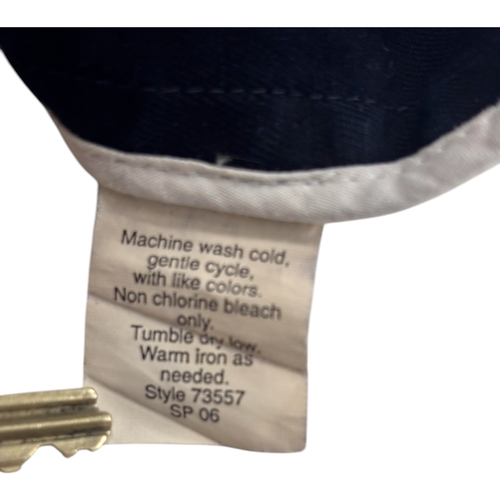 J Crew Chino Jacket Womens Size XS Navy Blue Two Button Front Long Sleeve Cotton - Picture 6 of 9