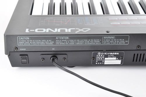 Roland Alpha Juno 1 Programmable Polyphonic Synthesizer 614670 With Transformer - Picture 8 of 18