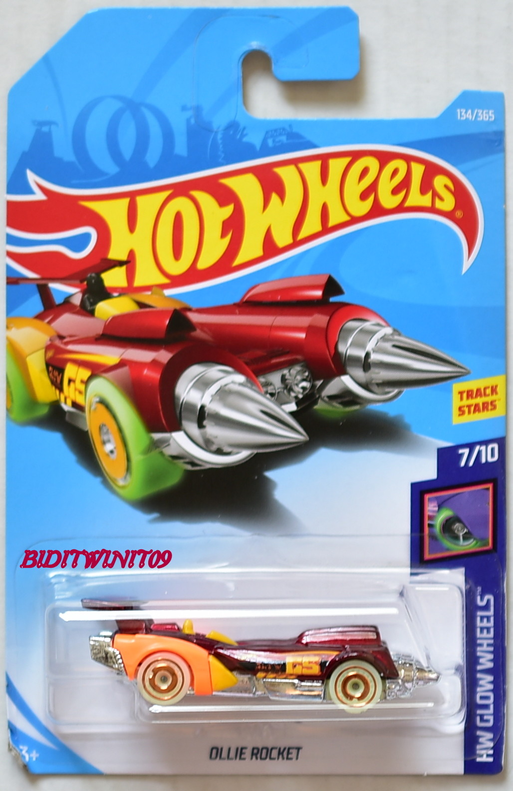 HOT WHEELS 2018 HW GLOW WHEELS OLLIE ROCKET eBay