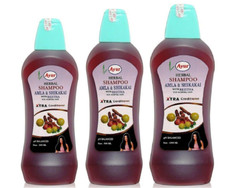 Image of Ayur Herbal Shampoo Amla & Shikakai With Reetha -100 ML /200 ML /500 ML /1000 ML