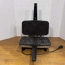 Vintage Vitantonio Pizzelle Chef 300 Italian Cookie Maker Baker USA Tested Works