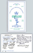 Ham Radio QSL QSO Postcard G0LRS, West Ewell, Surrey, England