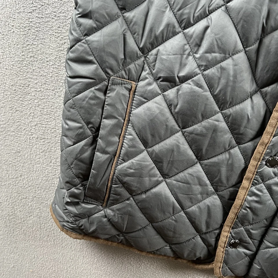 Peter Millar Vest Men’s M Black Crown Craft Essex Quilted Puffer Full Zip Golf - Image 2 of 4