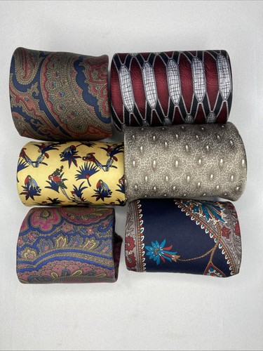 Lot of 6 ties various brands all silk - Picture 1 of 11