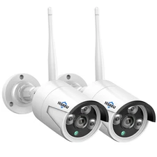 2PCS/Lot 5MP HD WiFi Security Camera Add for Hiseeu NVR System One Way Audio