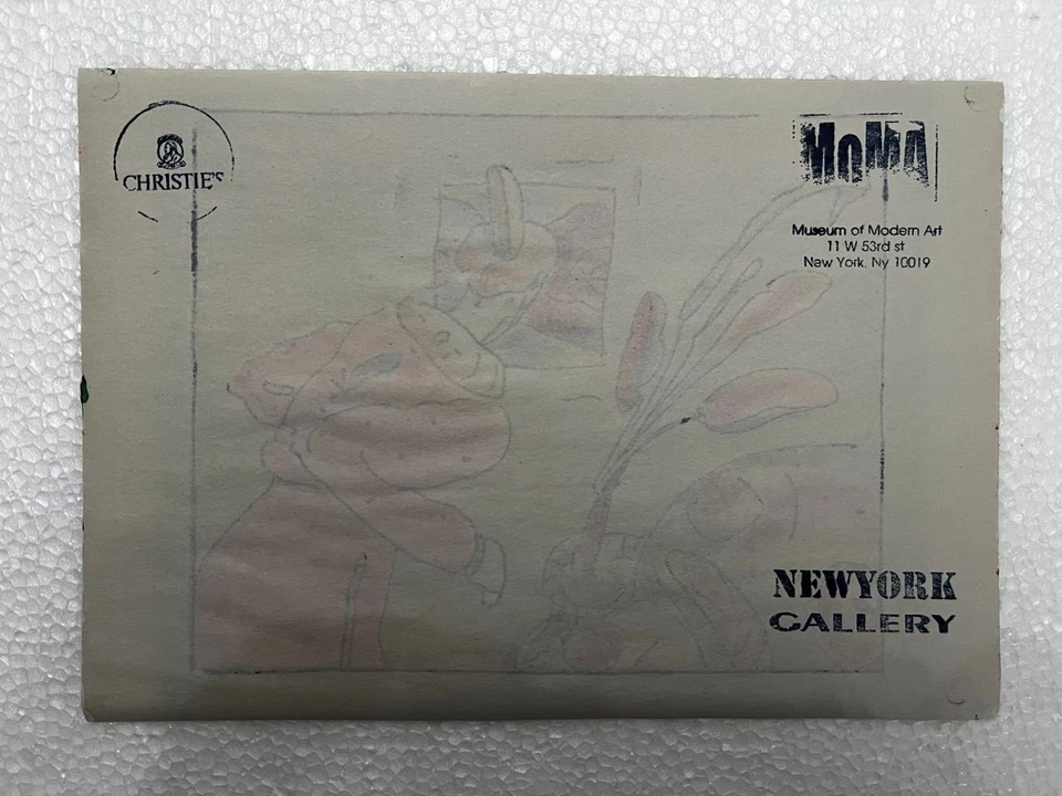 Peter Max - Increíble papel al óleo - Estilo Pop Art - Firmado - A1 Foto 2 de 2