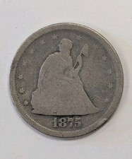 1875-S- 20 CENT PIECE -  T410