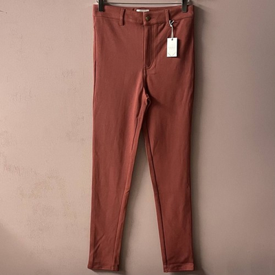 #ad Forever 21 Rust High Waisted Skinny Pants Size 28 NWT $13.00