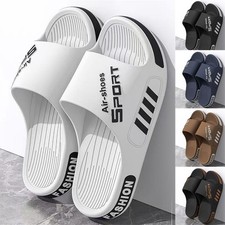 Herren Badelatschen Duschlatschen Badeschuhe Bequeme Hausschuhe Pantoffel DE