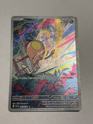 Toedscool 201/198 SV01: Scarlet & Violet Base Set Holo LP