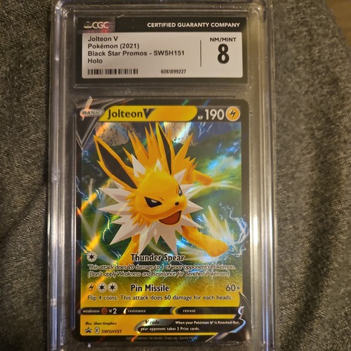 Jolteon V graded CGC 8 for sale on eBay