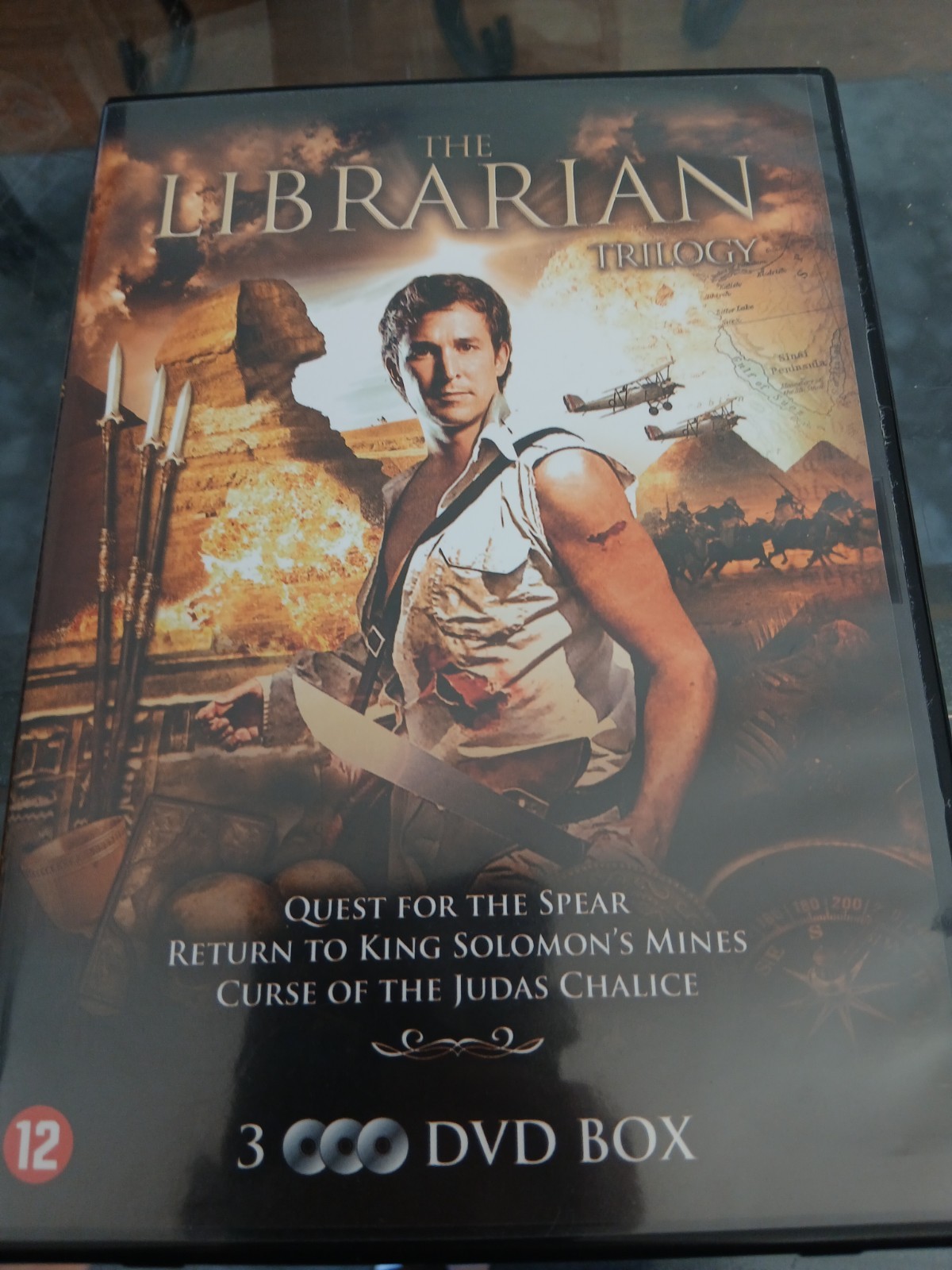THE LIBRARIAN TRILOGY - 3 Film DVD Boxset R2 DUTCH IMPORT FREE SPEEDY UK POSTAGE