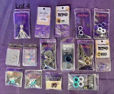 Body Piercing Ear Jewelry Mix Lot Of 15 Wholesale New Retail Packaging