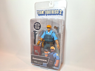 Team Fortress 2 TF2 Blue Engineer NECA Action Figure BRAND NEW