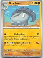 Donphan 045/086 Common ME04: Chaos Rising Pokemon Near Mint