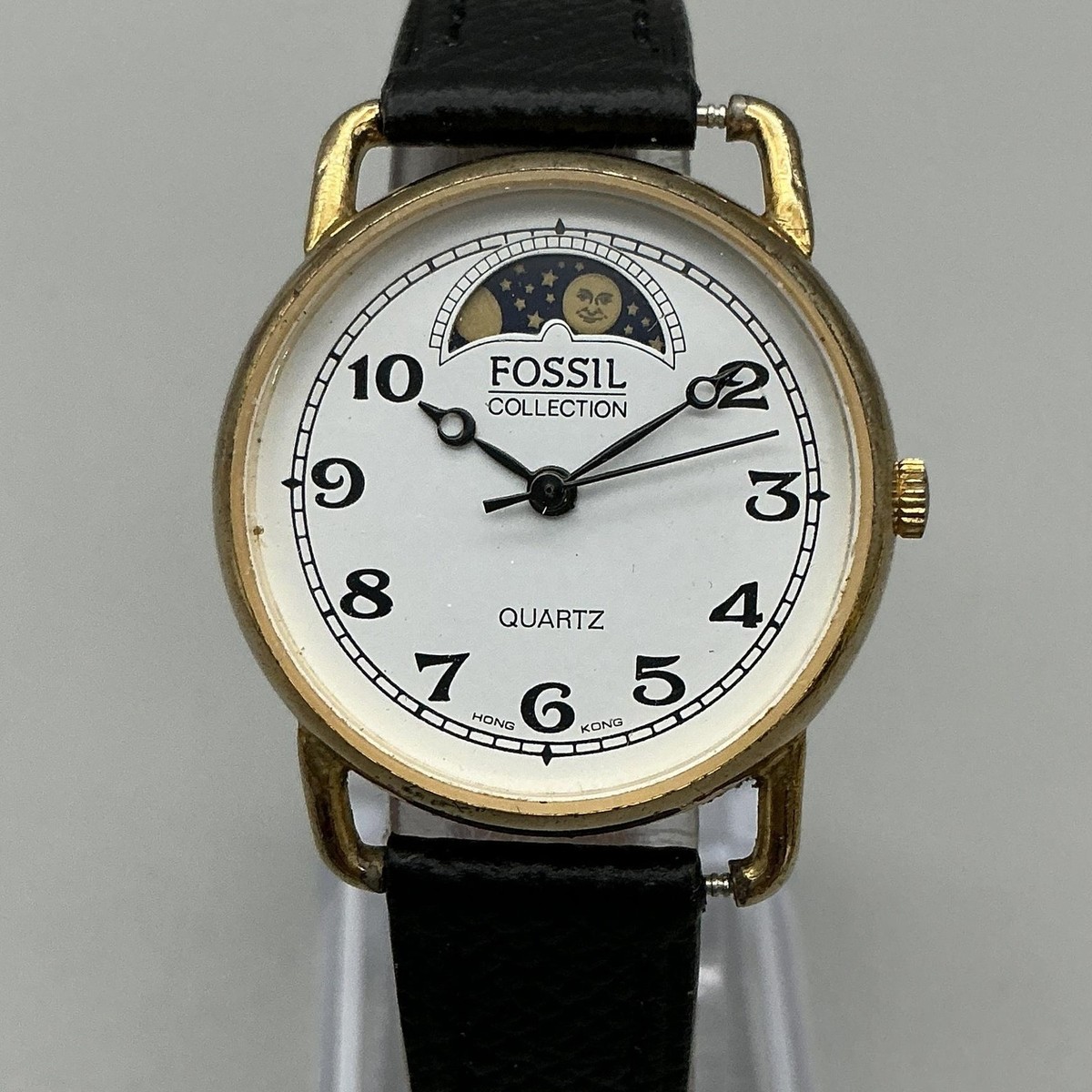 Fossil Collection Womens Watch 30mm Gold Tone Moon Phase  display picture 1