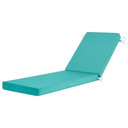 Chaise Lounge Cushions Outdoor, 3-Layer Waterproof Outdoor Furniture Cushions - Picture 6 of 8