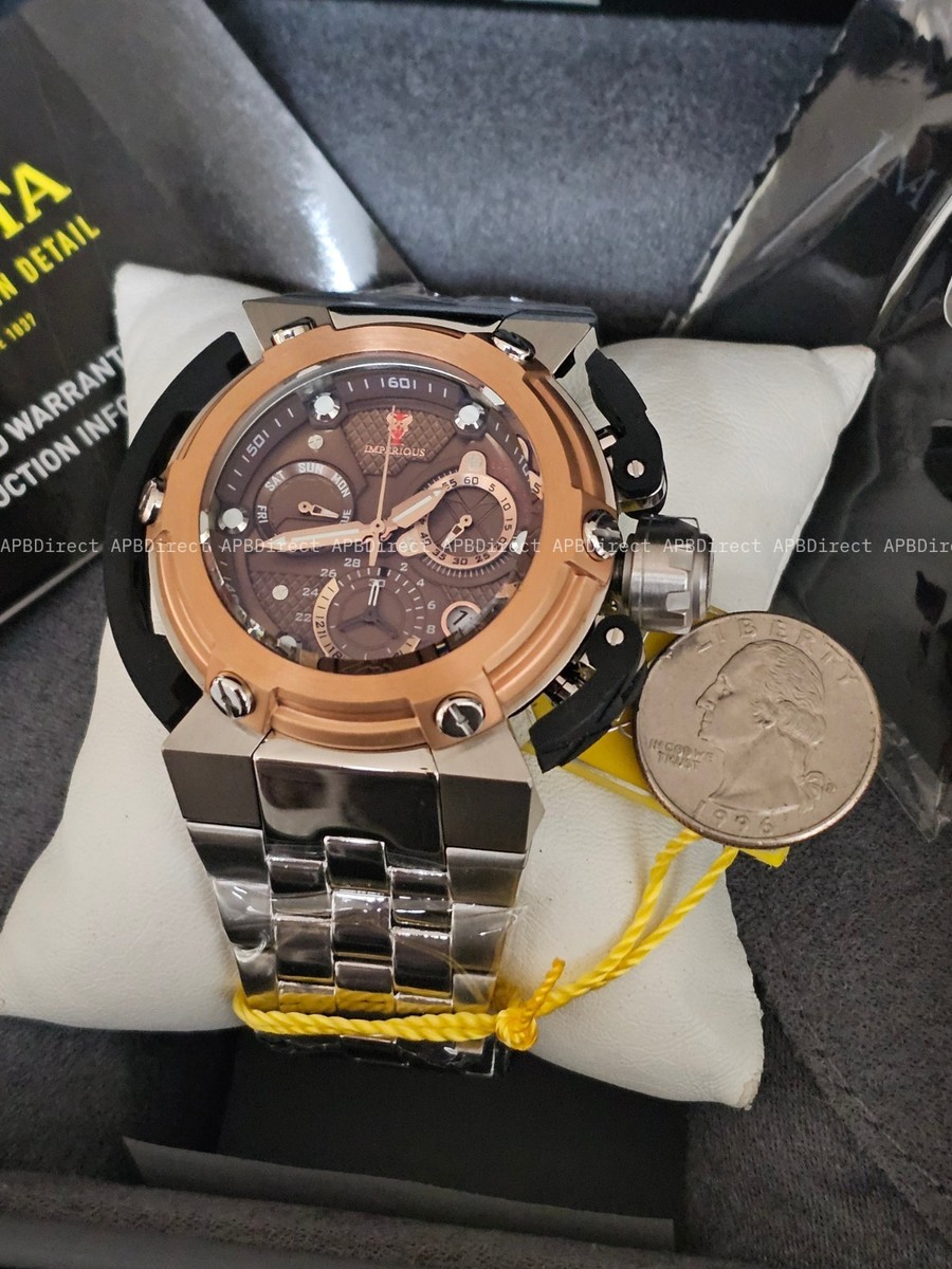 Invicta - IMPERIOUS - X-Wing Swiss Z60 - Rose Gold w/ Black mens