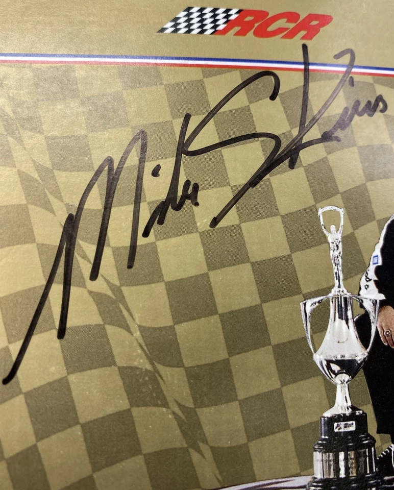 Mike Skinner NASCAR Truck Series 1996 Genuino Autografiado Color Foto Promocional Foto 3 de 3