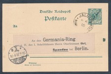 Marschall-Inseln Ganzsache Mi.-Nr. P 5 gelaufen ohne Text mit Ak.-St.