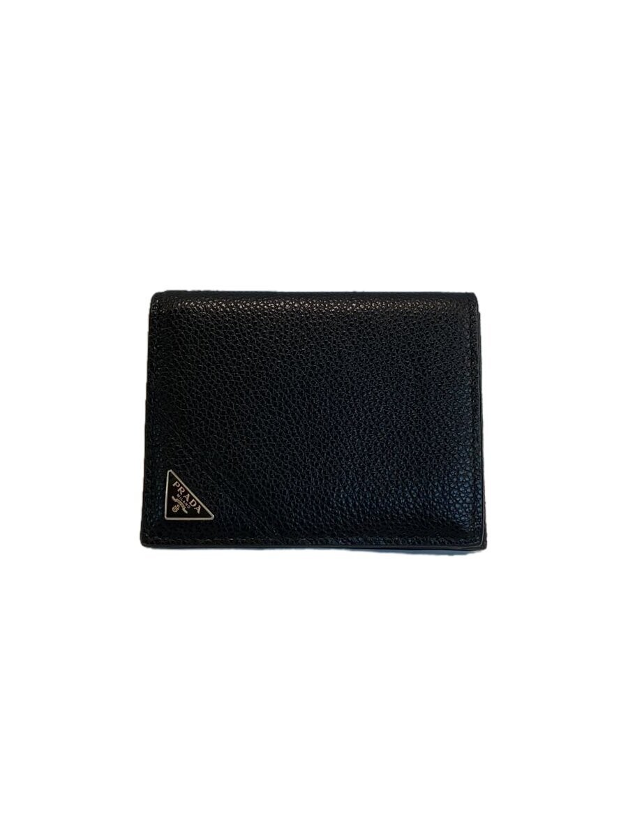 PRADA Wallet CardCase Leather Black 2M0006