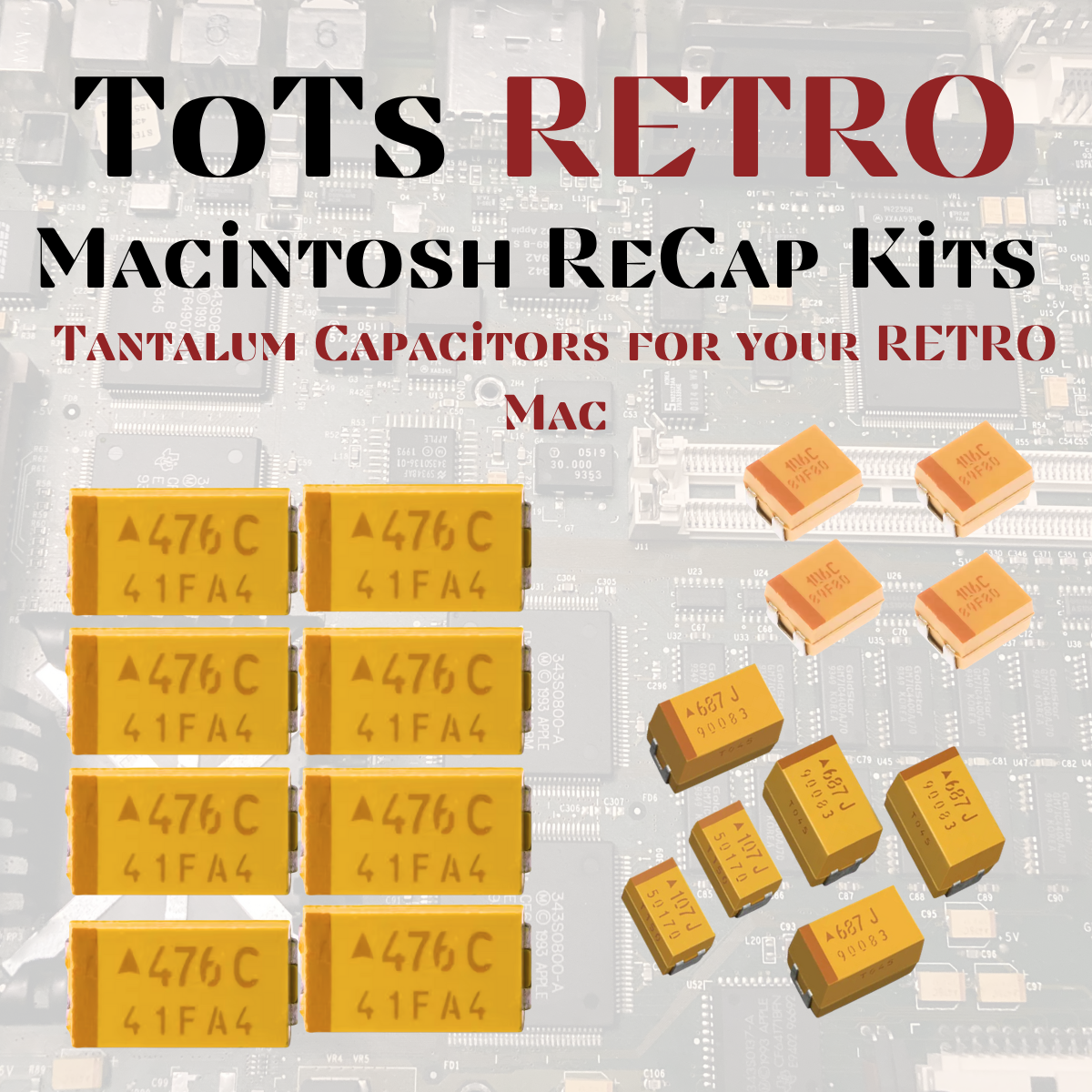 Apple Macintosh Classic - Logic Board Capacitor Kit | eBay