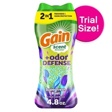In-Wash Laundry Scent Booster Beads Super Fresh Blast Odor Defense 2-in-1 4.8 oz
