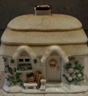 Lenox Porcelain Music Box Trinket The Irish Blessing Vintage Gold Trim Cottage — photo 3