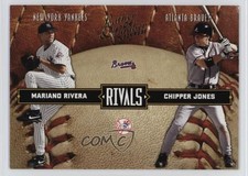 2004 Donruss Leather & Lumber Rivals /2499 Mariano Rivera Chipper Jones HOF ms9