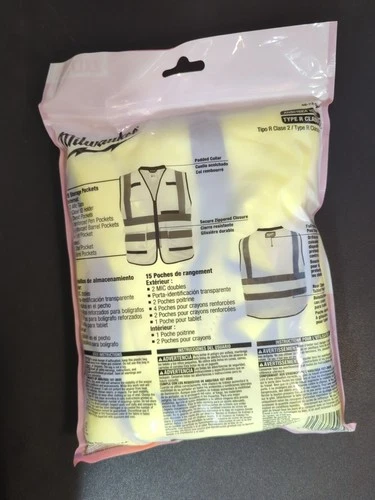 Milwaukee 48-73-5043 High Visibility Yellow Performance Safety Vest - XXL/XXXL image 4