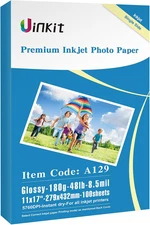11X17 100 Sheets Photo Paper Glossy Inkjet 48Lb Single Side Print Poster Playbil