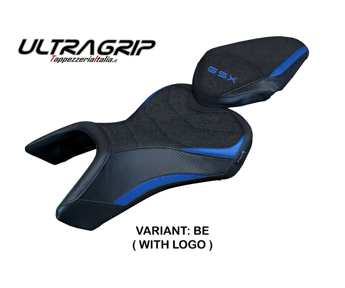 Seat cover Niigata UGrip Blue BE + logo Tpz compatible SUZUKI GSX 8S 2023 2026