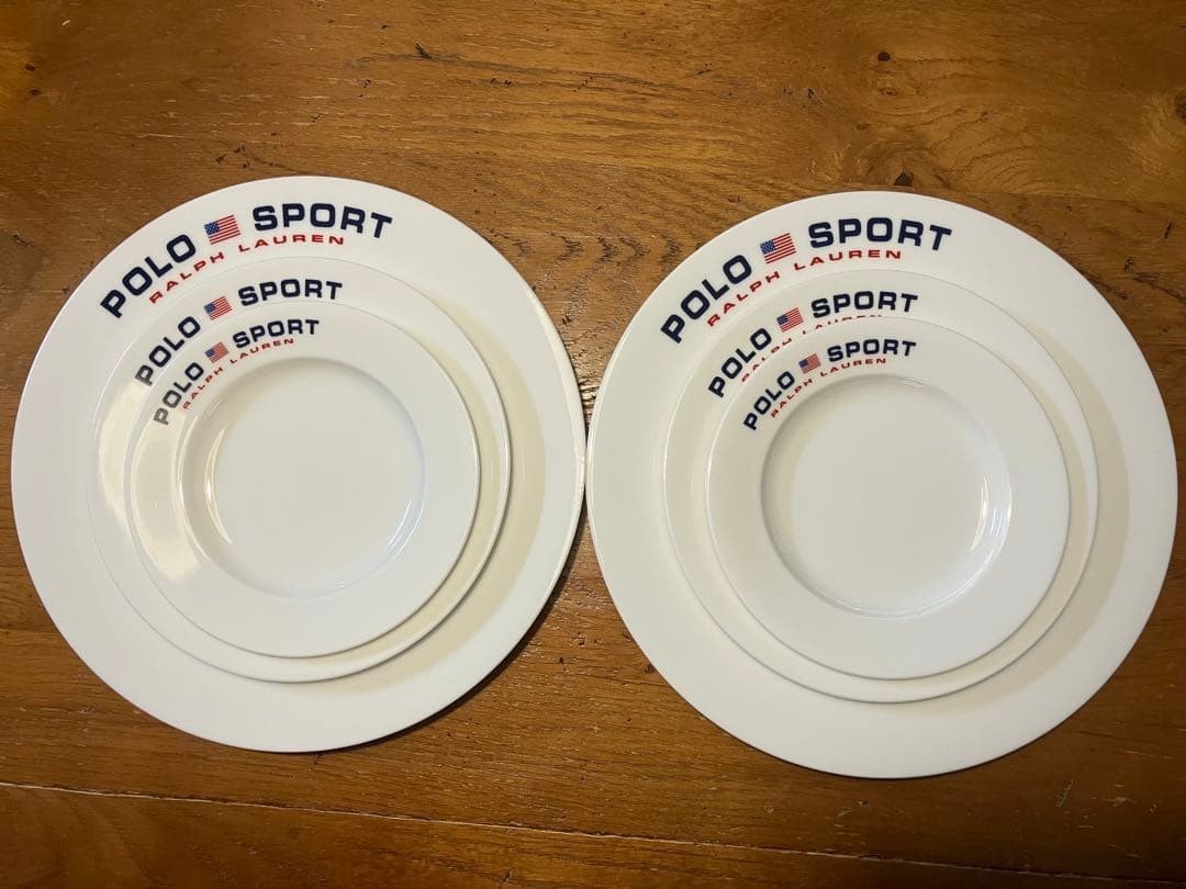 POLO SPORT Ralph Lauren プレート 4枚セット Ralph Lauren Polo Sport Plate & Bowl Set 8pc Dinnerware Vintage | eBay