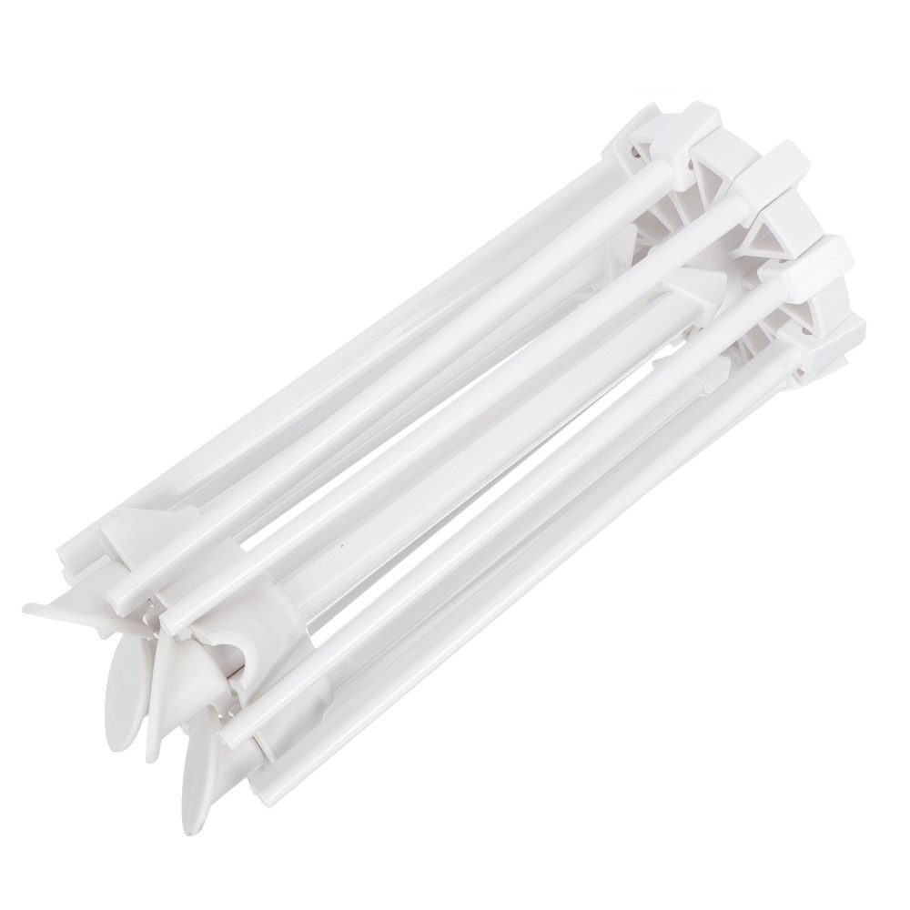 Rotatable White Folding Pasta Drying Rack for Spaghetti Noodles