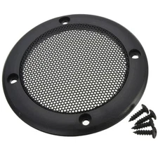3.5 Inch Car Speaker Grill Cover Guard Protector with Black Metal Mesh Spea