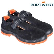 Portwest Perforated Obra Steelite S1 Safety Protective Footwear UK 9