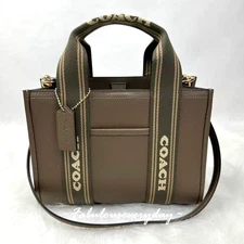 Coach Smith Tote Bag 24 Crossbody In Leather/Gold/Dark Stone CBH14 NWT