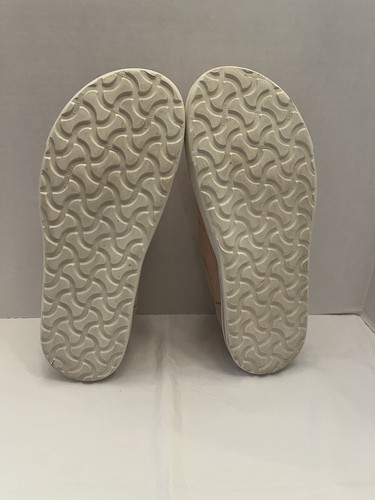 Sneakers Birkenstock Oswego slip on tela testurizzata rosa chiaro donna taglia 42 - Foto 8 di 9