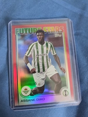 Topps UCC Future Stars Assane Diao Red Refractor 2/5 Real Betis La Liga 2025