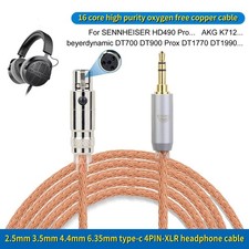 Cavo cuffie 16 core per SENNHEISER HD490 Pro AKG K712 Beyerdynamic DT700