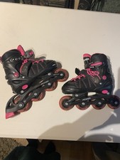 Adjustable Inline Skate Pink Black 12-1 5 Inline Skates